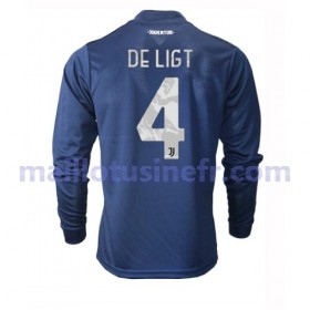 Maillot de Foot Juventus Matthijs de Ligt 4 Extérieur 2020-21 Manches Longues